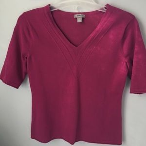 FREE!! J Jill cotton knit short sleeved top. Sz XSP